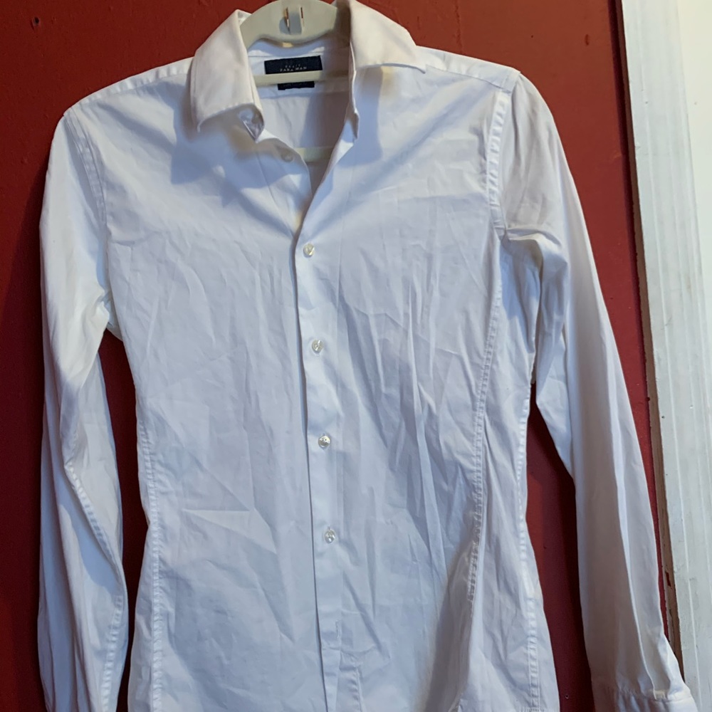 White button down dress shirt